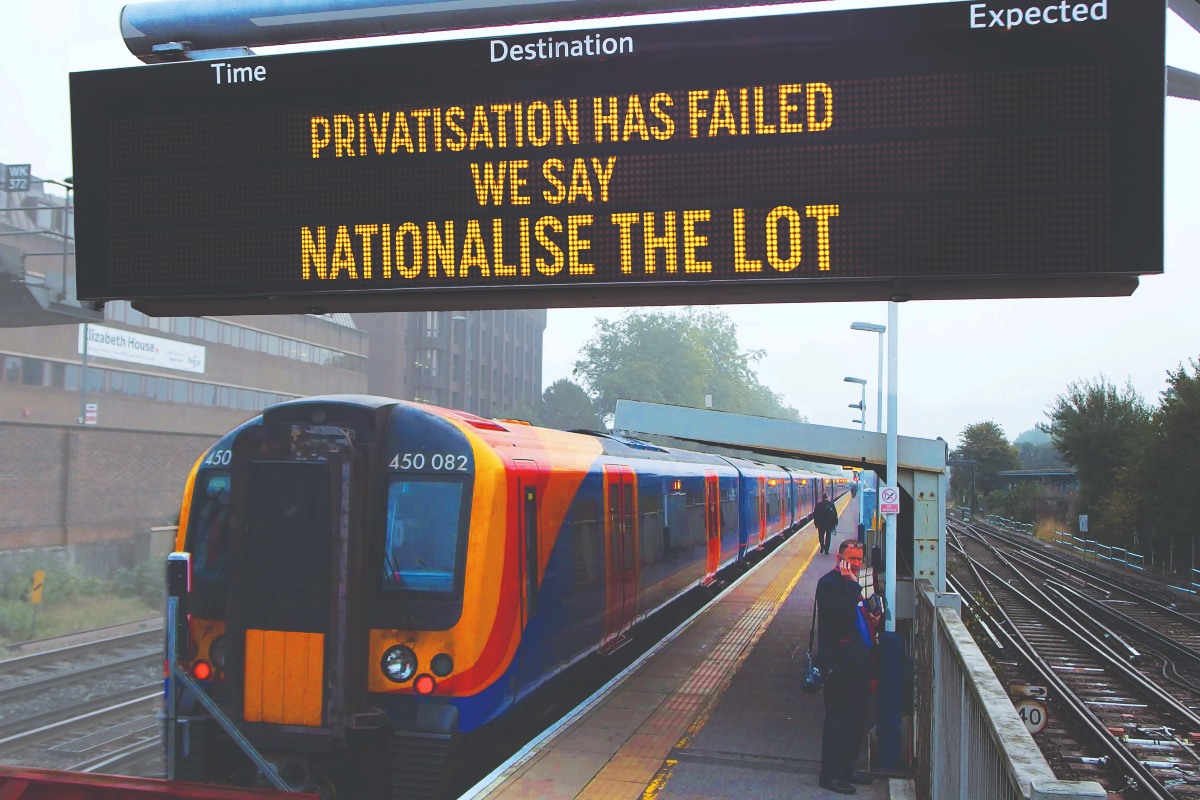 Nationalisation privatisation railways
