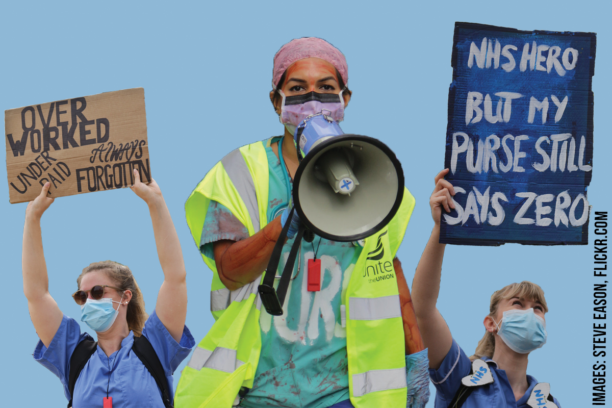 Militant NHS workers
