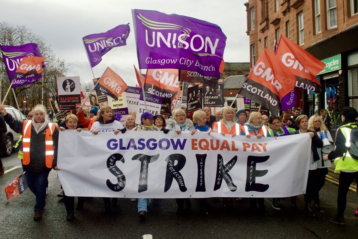 Glasgow cleaners strike