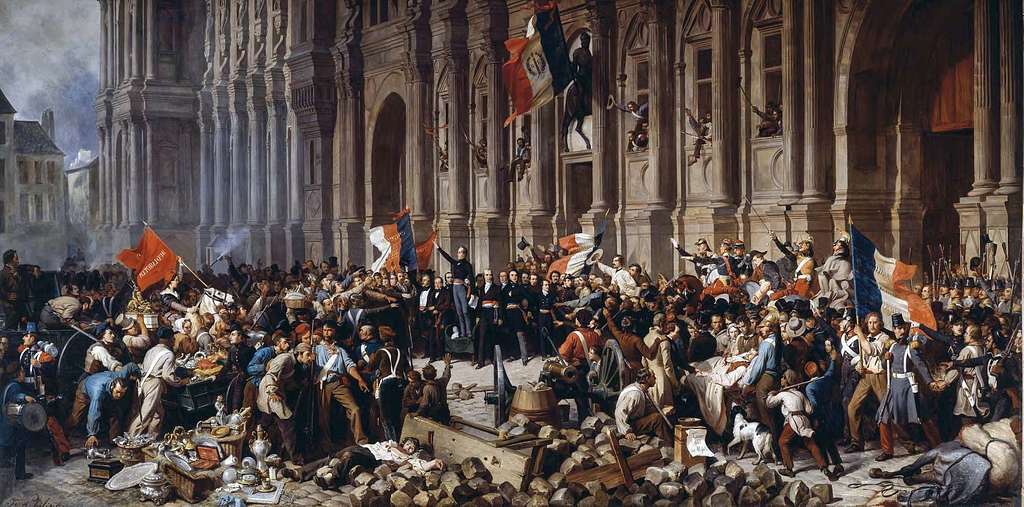 lamartine in front of the town hall of paris rejects the red flag on 25 february c41058 1024