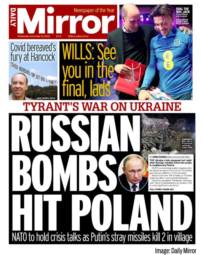 Daily Mirror Ukraine war propaganda